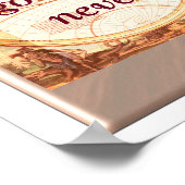 旅行引用文 – ダライラマ – アートプリント ポスター (角)