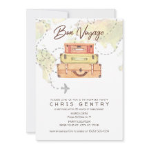 旅行引退パーティー招待状