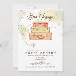 旅行引退パーティー招待状 招待状