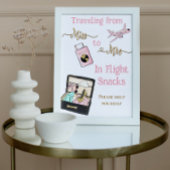 旅行恋しく思からミセスブライダルシャワーへのお願い ポスター