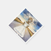 旅行恋しく思からミセスブライダルシャワー スタンダードカクテルナプキン (角)