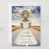 旅行恋しく思からミセスブライダルシャワー 招待状 (正面)