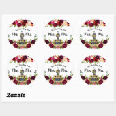 旅行恋しく思からミセス・ブライダルシャワーへのお願い ラウンドシール (シート)