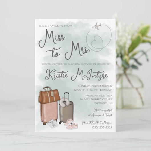 旅行恋しく思からミセス・ラッモダンケージまで 招待状 (スタンド正面)