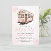 旅行恋しく思からミッズ・ブライダルシャワー 招待状 (スタンド正面)