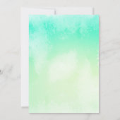 旅行恋しく思からミッズ・ブライダルシャワー 招待状 (裏面)