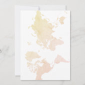 旅行恋しく思からミッズ・ブライダルシャワー 招待状 (裏面)