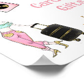 旅行恋しく思のブライダルシャワー ポスター (角)