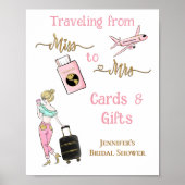 旅行恋しく思のブライダルシャワー ポスター (正面)