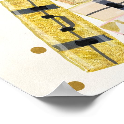 旅行恋しく思の挨拶 ポスター (角)