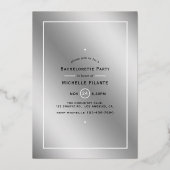 旅行恋しく思バチェロレッテ 箔招待状 (裏面)