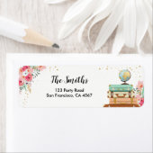 旅行恋しく思差出人住所ラベルミセス・アドベンチャー ラベル (インサイチュ)