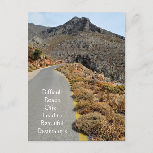 旅行感動的引用文はがき ポストカード (正面)