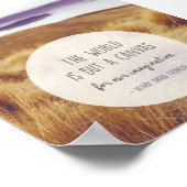 旅行感動的引用文ポスター ポスター (角)