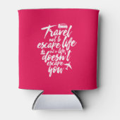 旅行感動的引用文ライフがあなたを逃さない 缶クーラー (正面)