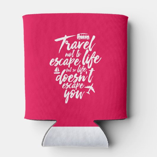 旅行感動的引用文ライフがあなたを逃さない 缶クーラー (裏面)