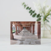 旅行招待状カード 案内ポストカード (スタンド正面)