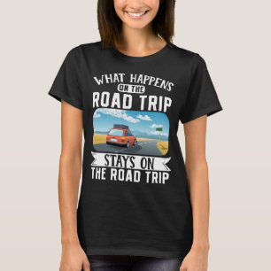 旅行旅行で何が起こるか Tシャツ