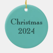 旅行日本の観光ポスター1930sアールデコ少女 セラミックオーナメント (裏面)