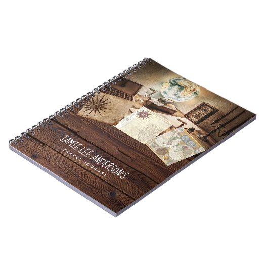 旅行日記 引退の冒険 お父さん おじいちゃん ノートブック (左側)