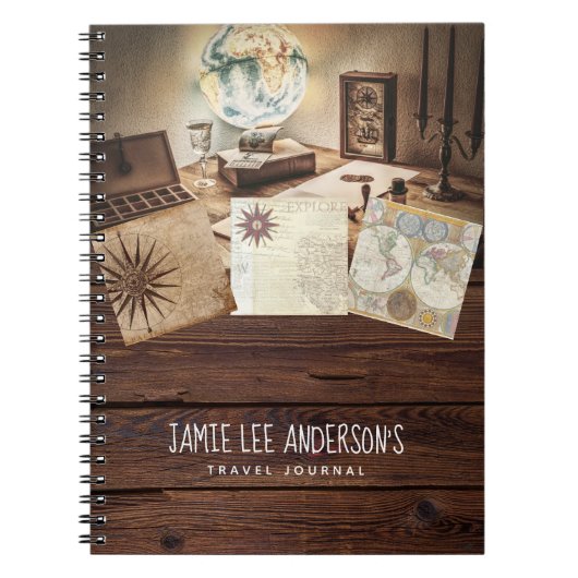 旅行日記 引退の冒険 お父さん おじいちゃん ノートブック (正面)