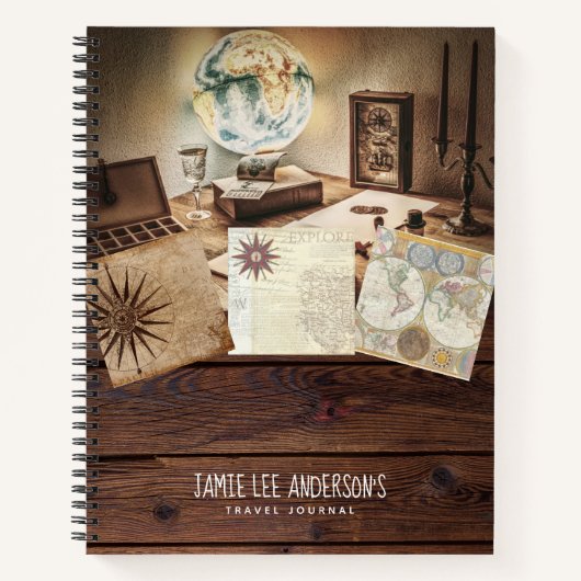 旅行日記 引退の冒険 お父さん おじいちゃん ノートブック (正面)