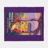 旅行昇進ポスター フリースブランケット (正面(横))