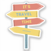 旅行時間だ シール (正面)