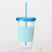 旅行時間ビーチ アクリルタンブラー (右)
