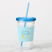 旅行時間ビーチ アクリルタンブラー (裏面)