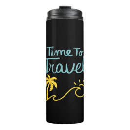 旅行時間ビーチ タンブラー