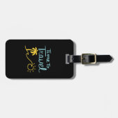 旅行時間ビーチ ラゲッジタグ (正面横)