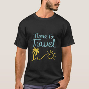 旅行時間ビーチ Tシャツ