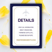 旅行書道搭乗券結婚の エンクロージャーカード