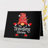 旅行格言ファミリーマッチングスおもしろいクリスマスGn カード (黄色い花)