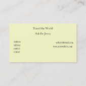 旅行業者名刺 名刺 (裏面)