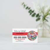 旅行業者名刺 名刺 (スタンド正面)