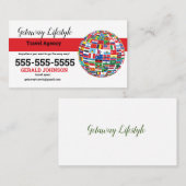 旅行業者名刺 名刺 (正面/裏面)