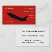 旅行業者名刺 名刺 (正面/裏面)