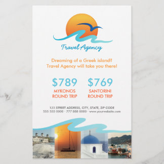 旅行業者観光事業者フライヤー チラシ