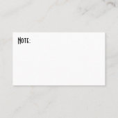 旅行標準サイズの名刺 名刺 (裏面)