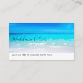 旅行海ブルーフォトプロフェッショナル名刺 名刺