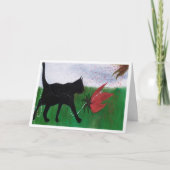 旅行猫ちゃんアートワークカード カード (正面)