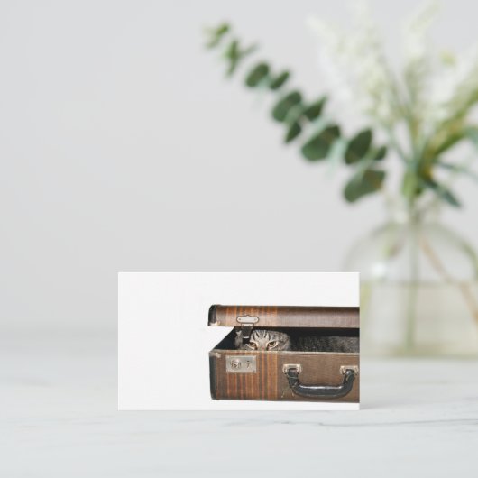 旅行猫の名刺 名刺 (スタンド正面)