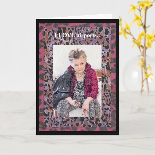 旅行用の折り素晴らし畳みグリーティングカードを持っている カード (黄色い花)