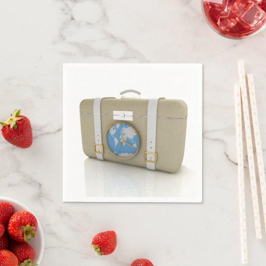 旅行用スーツケース紙ナプキン スタンダードカクテルナプキン (インサイチュ)