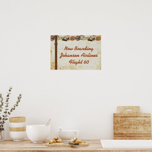 旅行用手荷物パーティーポスター ポスター (キッチン)