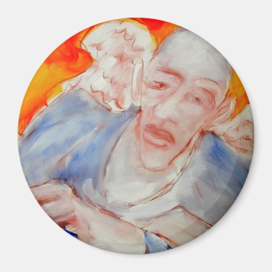 旅行用磁石の天使 マグネット (正面)