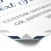 旅行用航空機ベビーブライダルシャワー結婚 ポスター (角)