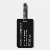 旅行用電子コンピュータ回路基板 ラゲッジタグ (裏面縦)